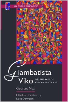 Giambatista Viko; or, The Rape of African Discourse Cover