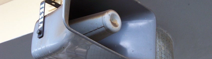 photograph of a loudspeaker